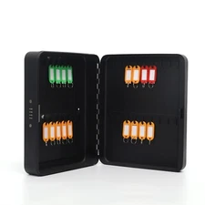 Key Cabinet – 36-Key Lock Box With Key Tag Labels And Combination Lock