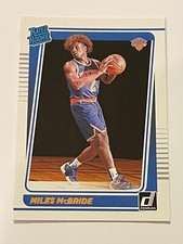 2021-22 Donruss Basketball Rated Rookie - Miles McBride RC - New York Knicks
