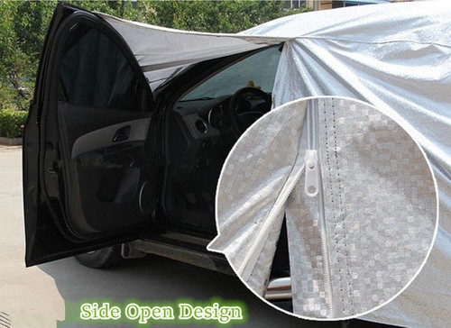 Aluminum Car Cover Zip Entry YXL Large SUV Size Mercedes G class BMW X3 X5 X6 Q7 - Picture 5 of 12