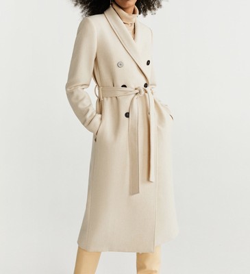 mango white coat