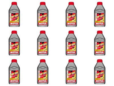 Motul 660 Brake Fluid DOT 4, Set of 12 500 ml 101667