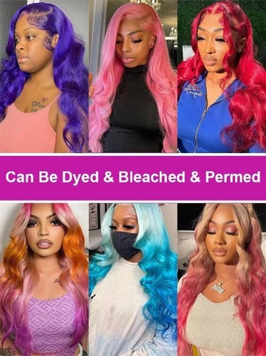 40 Inch 613 Body Wave Blonde 13x6 Hd Lace Frontal Human Hair Wig Brazilian Color - Picture 5 of 22
