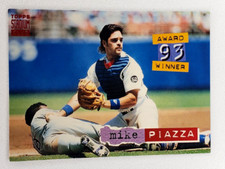 1994 Topps Stadium Club Award Winner Mike Piazza #140 Los Angeles Dodgers HOF