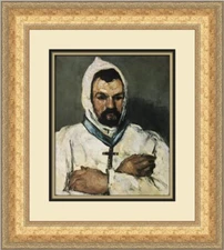 Paul Cezanne Uncle Dominique as a Monk Custom Framed Print