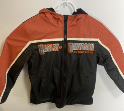 Harley Davidson Motorcycles 8/10 Reversible Full Zipper Jacket
