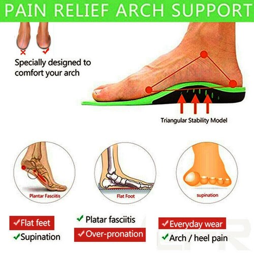 Semelles Intérieures Gel Absorbant Chocs - Pour Chaussures Travail, Sport, Quotidien | Confort Talon, Soutien Plantaire, Anti-odeur - 8