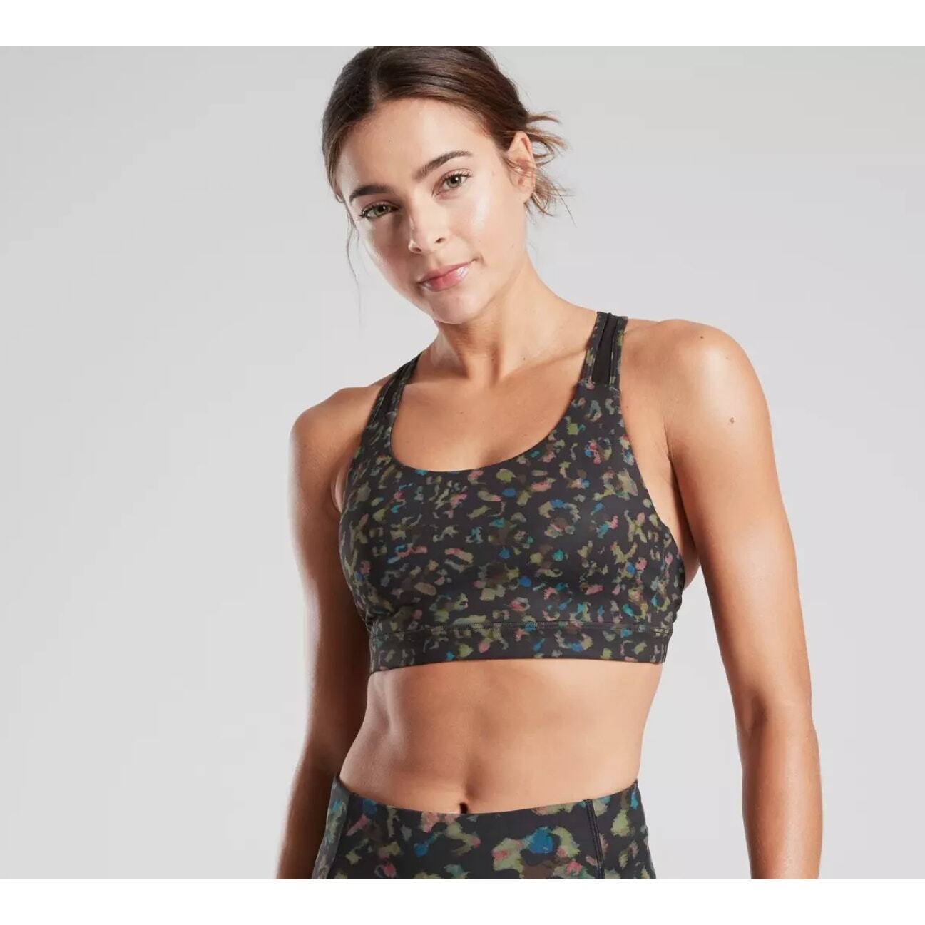 Athleta Contender Multi-colored Ancient Forest Le… - image 1