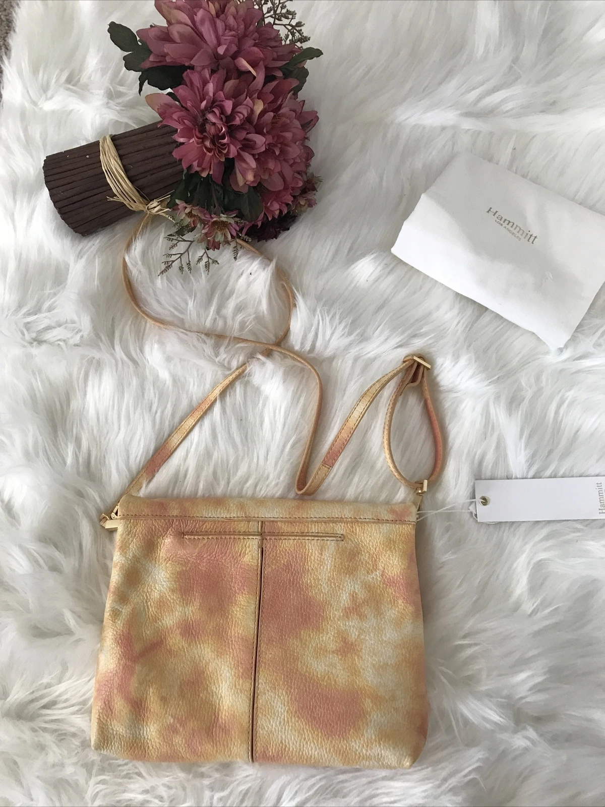 Borsa a tracolla Hammitt VIP media calendula mango tie tintura pelle $295