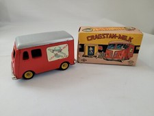 1950's Cragstan Milk Delivery Truck Van Tin Toy Japan Friction with Box