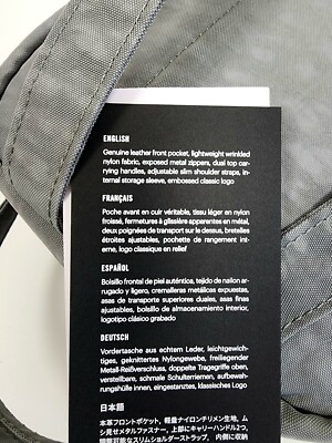 Herschel Supply Co. Orion Nylon and Leather Mini Backpack 5L in Sedona Sage Herschel Supply Co. Orion Nylon and Leather Mini Backpack 5L  main image 3