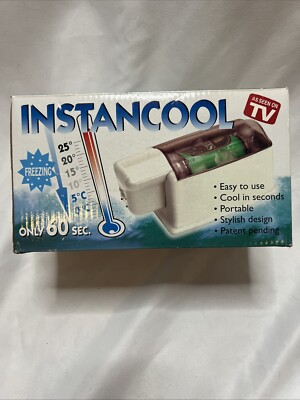 Instancool Freezing In 60 Sec Drink Chiller   As Seen On Tv  NEW Vintage