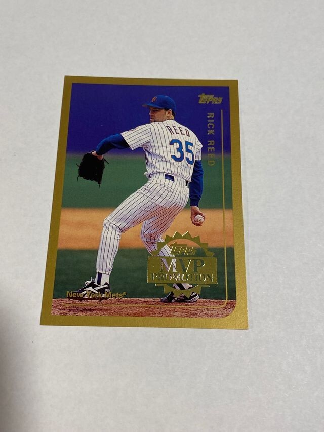 Rick Reed Mets Card 1999 Topps MVP Promotion Rick Reed Mets /100 | eBay