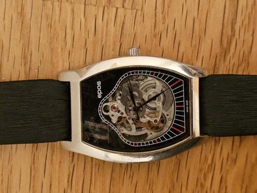 RELOJ EPOPEYA ORIGINAL ESQUELETO PARA HOMBRE automático REF 3389.EDICIÓN LIMITADA NO 717 - Imagen 20 de 24