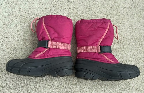 Sorel Kinder Schneestiefel Größe 3 rosa mit herausnehmbarem Innenfutter. Wasserdichte Laufsohle - Bild 2 von 6