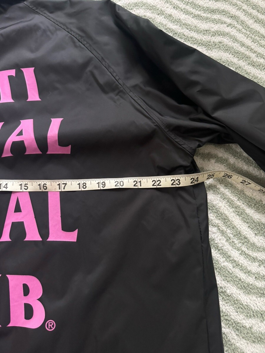 ASSC Anti Social Social Club Forever Hated Black Coach Jacket