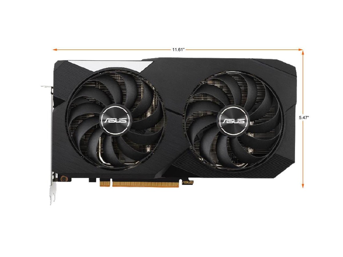 ASUS Dual Radeon RX 6700 XT OC Edition 12GB GDDR6 Gaming Graphics