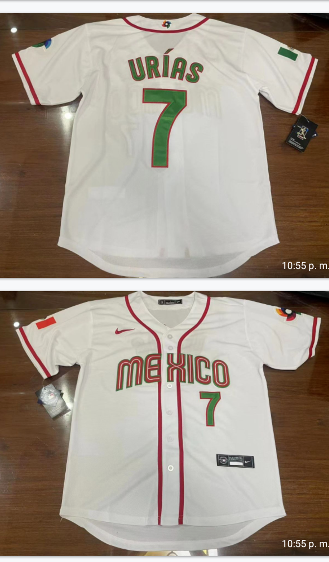 Julio Urias Mexico Baseball EMBROIDERY Jersey