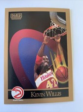 1990-91 SkyBox Basketball Card  #12 Kevin Willis Atlanta Hawks NmMt Free Ship!