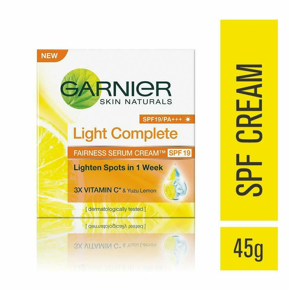 Garnier Skin Naturals Light Complete Serum Cream SPF 19 45gm Face Cream