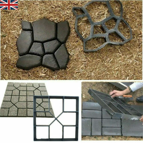 Plastic Path Maker Mould Paving Concrete Stepping Stone Lawn Mold Walk Maker - Picture 12 of 17