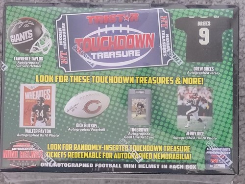 Sealed Tristar Hidden Treasures Mini Football Helmet Green Box - Brady - Elway? - Picture 2 of 3