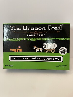Pressman The Oregon Trail Card Game - Cooperative Gameplay Based on The Classic
