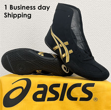 ASICS Wrestling Boxing Shoes 1083A001 New Model EX-EO TWR900 2023 Black Gold