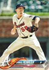 2018 Topps Update #US93 Daniel Winkler Atlanta Braves