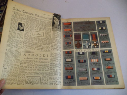 THE ILLUSTRATED WEEKLY OF INDIA old vintage 1940s WW2 magazine bikaner ganga - Picture 7 of 12