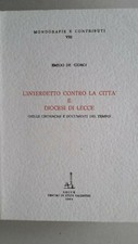 LECCE SCOMUNICATA - INTERDETTO VESCOVO PIGNATELLI - SCOMUNICA - 1710