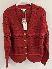 NWT Sundance Catalog Rust Colored Travelers Cardigan Size PM 148