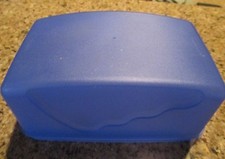 Plato de mantequilla/margarina azul vintage Tupperware