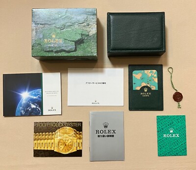ROLEX OYSTER 時計ケース グリーン Rolex Genuine Oyster Green watch box wooden case only 68.00
