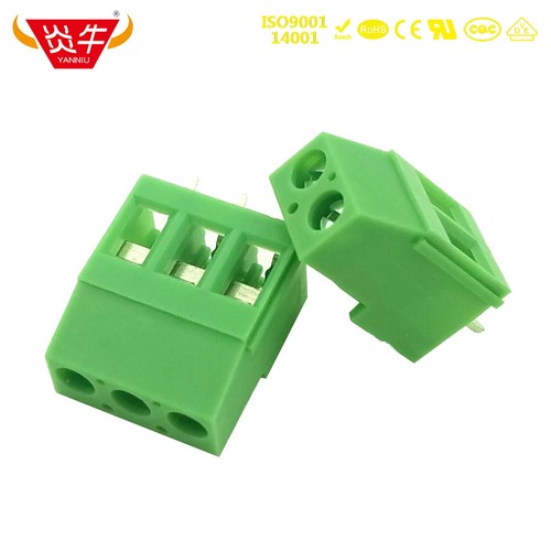 50Pcs KF129 5.0mm 2P 3P COLOR PCB SCREW TERMINAL BLOCKS DG129 MKDS 3 YANNIU KEFA - Picture 3 of 6