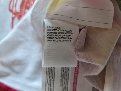 AUTHENTIC DESIGUAL POP ART LOGO WHITE PINK GIRL TOP BLOUSE-SIZE:US 5-6/EU116 - Picture 7 of 7
