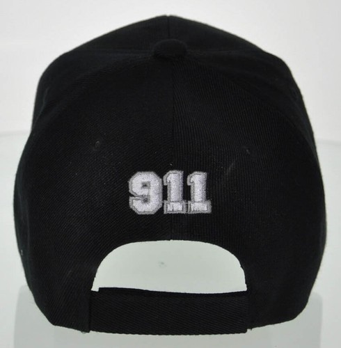 ¡NUEVO! WE DON'T DIAL 911 GORRA PISTOLA SOMBRERO N1 NEGRO - Imagen 4 de 4