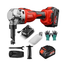 Cordless Metal Nibbler 16 Gauge Sheet Metal Cutter 1900RPM Brushless Motor ...