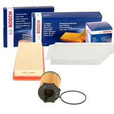 BOSCH POLLEN- LUFT- ÖL-FILTER PAKET passend für Peugeot 206 SW 2E/K