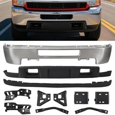 11-piece Front Bumper Kit For 2011-2014 Silverado 2500hd 2500 Hd 3500 W Brackets