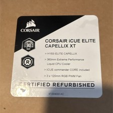 Corsair H150i ELITE CAPELLIX 360mm Liquid CPU Cooler Black RGB