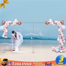 10x20ft Backdrop Stand Wedding Party Backdrop Stand Pipe Kit Curtain Frame US