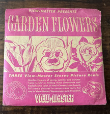 1953 Garden Flowers Spring Summer Autumn 980 981 982 view-master Reels presents
