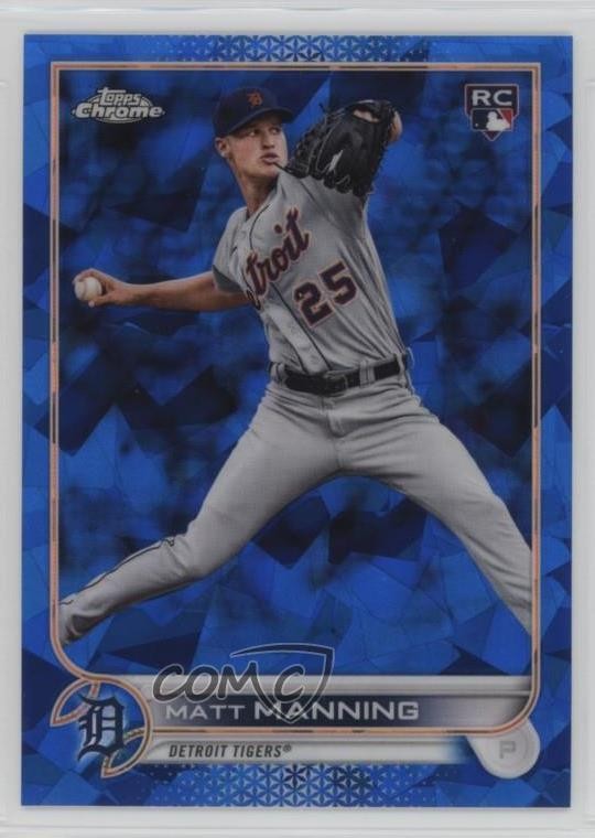 2022 Topps Chrome Sapphire Edition Matt Manning #31 10q9