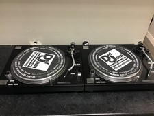 Reloop RP-7000 MK2 Direct Drive DJ Turntable Black pair of 2