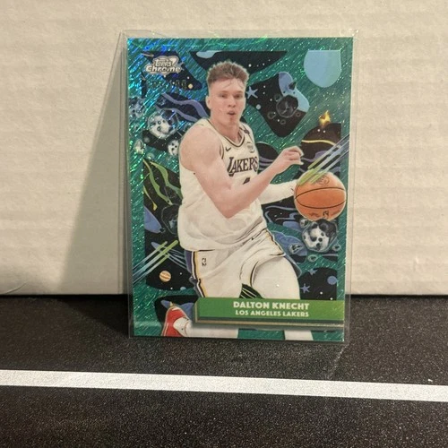 2025 Topps Cosmic Chrome Basketball Aqua Equinox Refractor Dalton Knecht #195