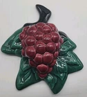 (1) McCoy RED GRAPES  WALL POCKET Vintage Midcentury