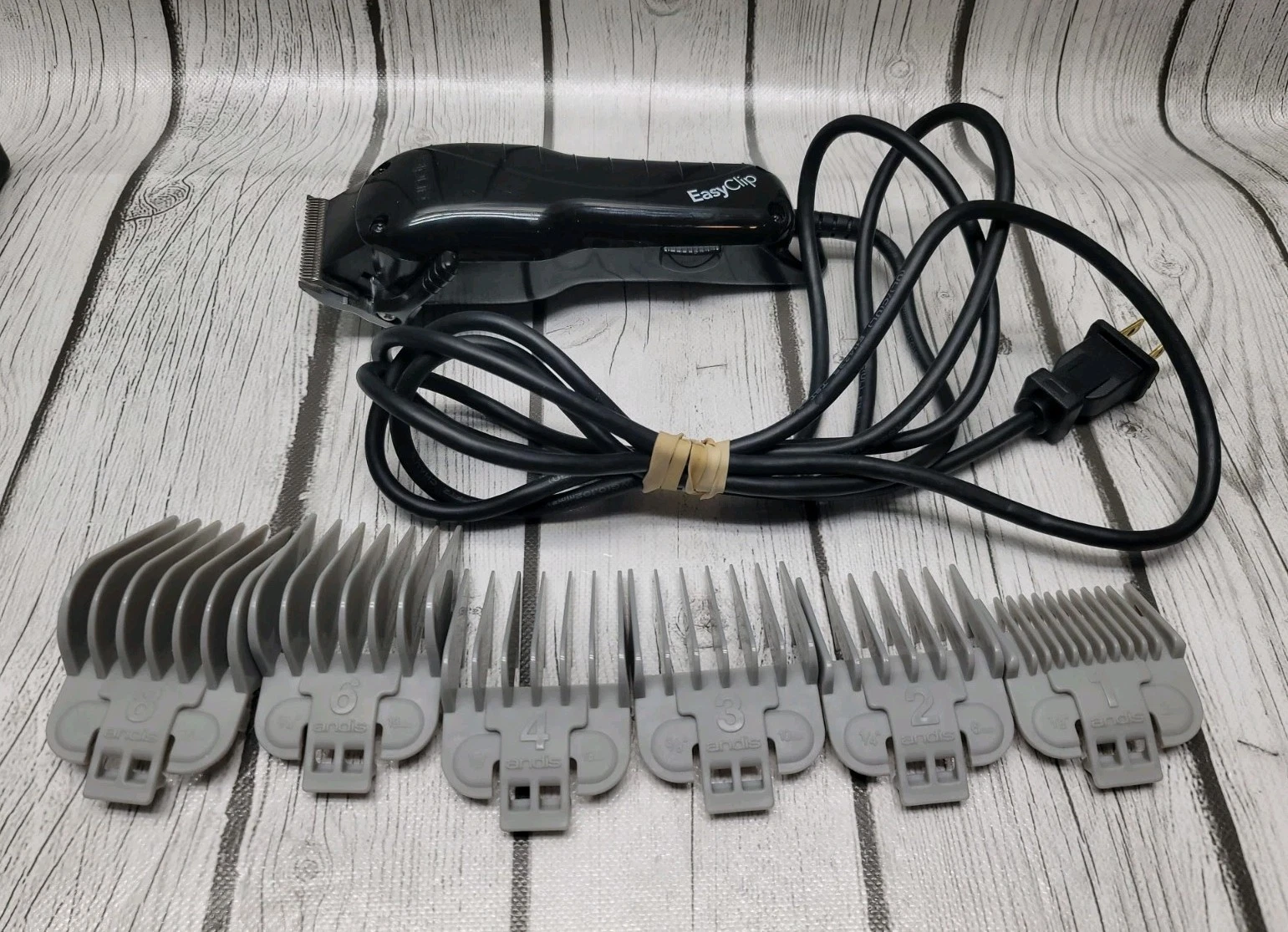 Andis EasyClip US-1 Pro Pet Grooming Corded Clippers W/ Snap On Attachments