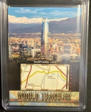 2021 Upper Deck Goodwin Champions World Traveler Map Relics Santiago Chil #WT266