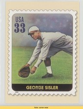 2000 USPS Legends of Baseball All Century Team Postcards George Sisler READ 0e7