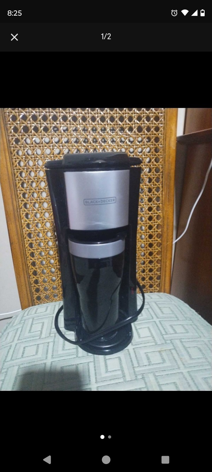 black decker brew n go coffee maker